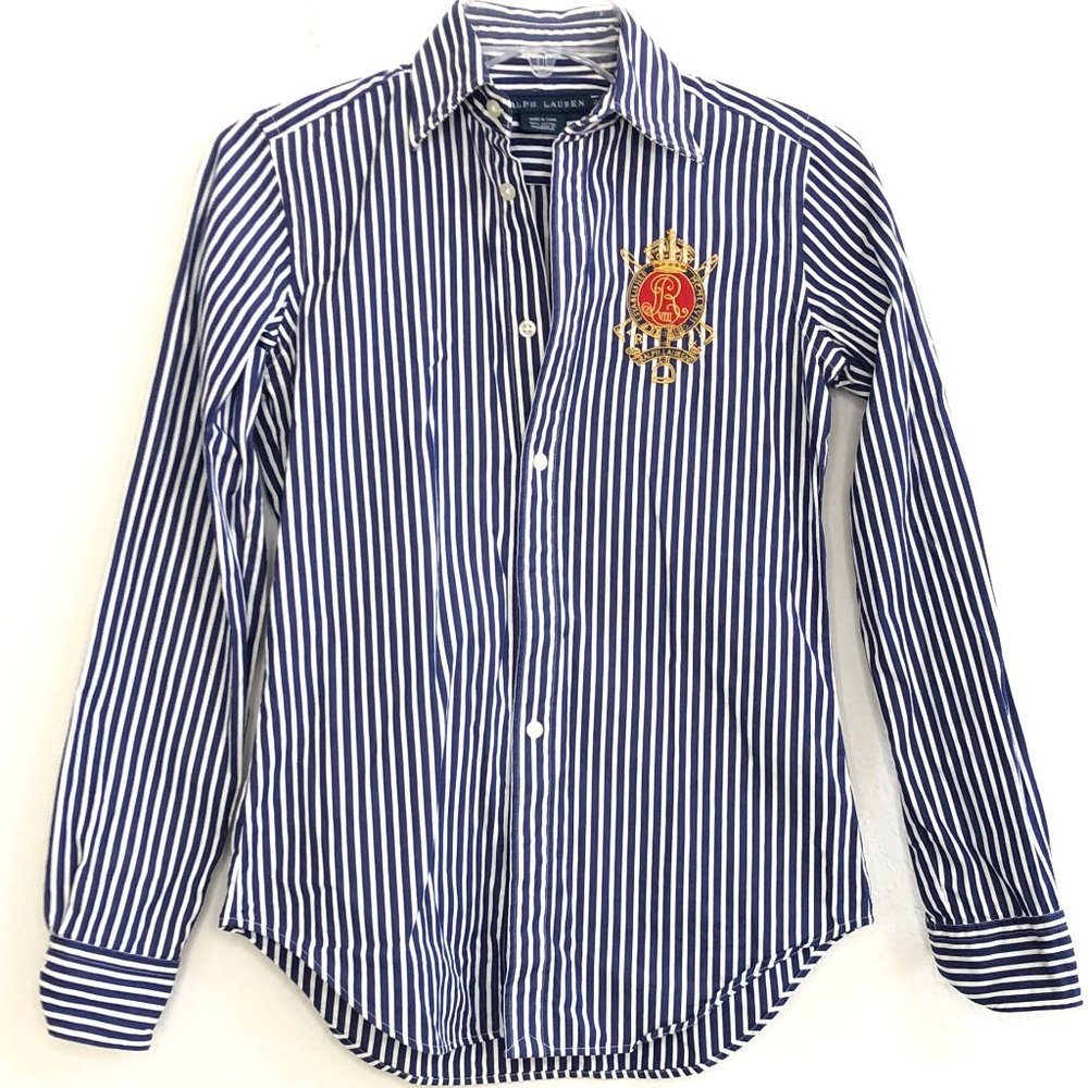 Ralph Lauren Blue Label Stripe Long Sleeve Shirt